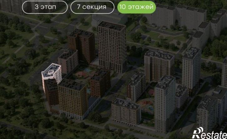 2-комн квартира в новом доме Республика Татарстан (Татарстан), Набережные Челны, 10-й комплекс, ЖК Премьер-квартал