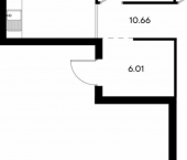 3-комн, 91 кв м, этаж 6/13 Республика Татарстан (Татарстан), Казань, Кировский район, жилой массив Залесный