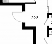 2-комн, 59 кв м, этаж 13/13 Республика Татарстан (Татарстан), Казань, Кировский район, жилой массив Залесный