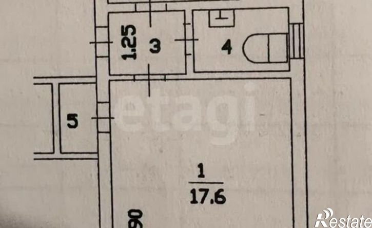 1-комн квартира Республика Татарстан (Татарстан), Казань, улица Голубятникова, 27