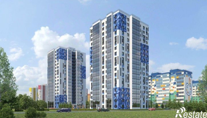 3-комн квартира в новом доме Зеленодольск