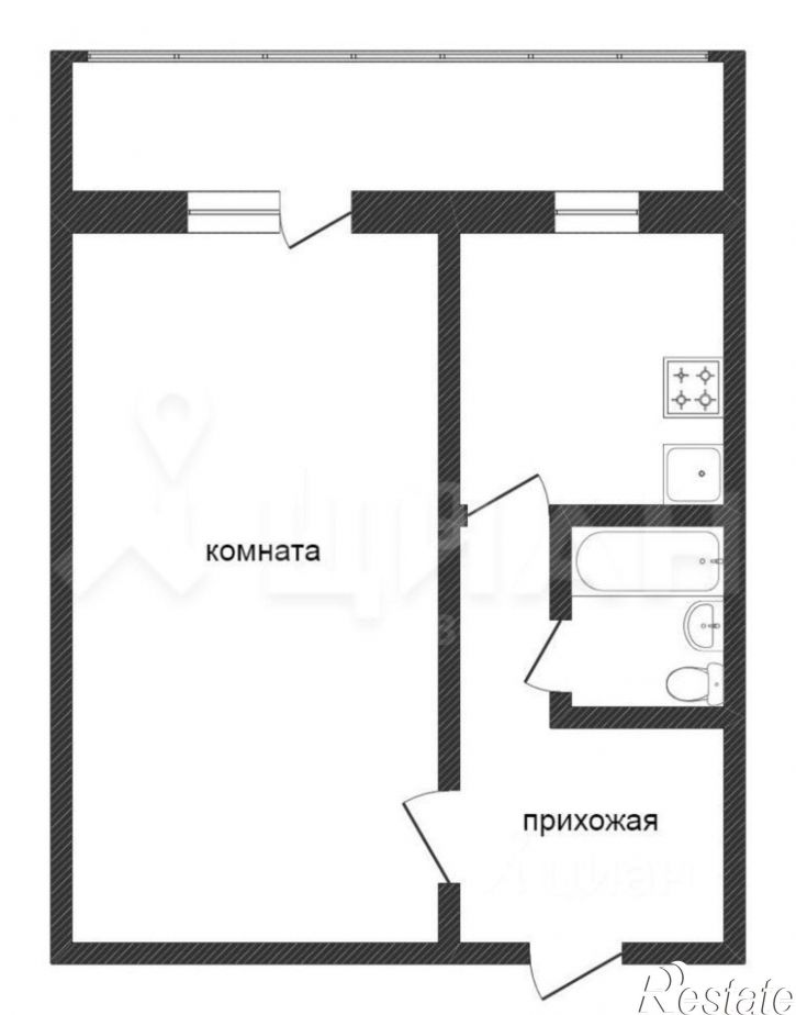 1-комн квартира Зеленодольск