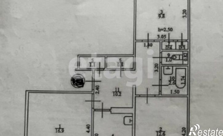 3-комн квартира Республика Татарстан (Татарстан), Казань, проспект Победы, 33