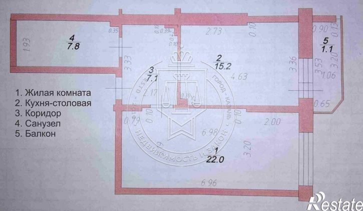 1-комн квартира Академика Глушко ул, 22Г