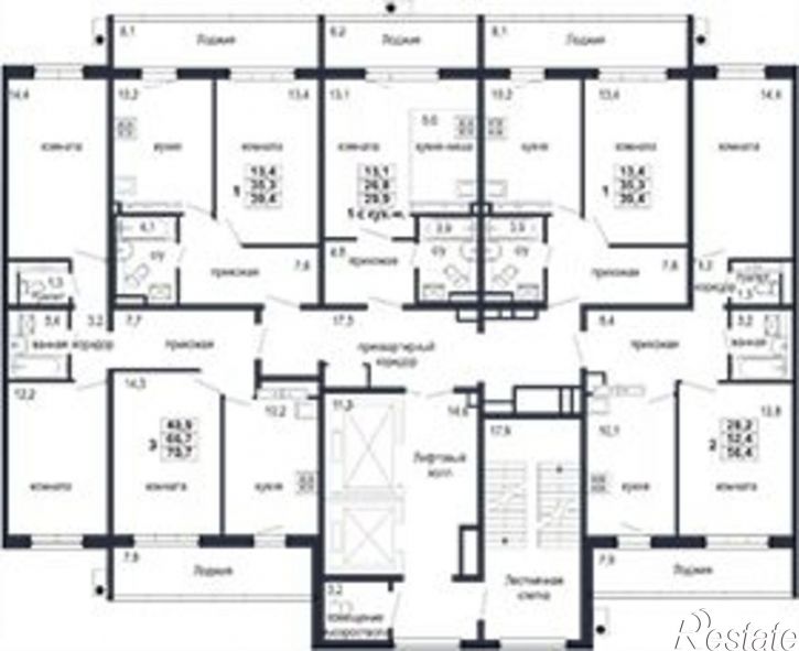 1-комн квартира в новом доме Нижнекамск