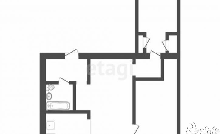 2-комн квартира Республика Татарстан (Татарстан), Альметьевск, улица Ленина, 104Б