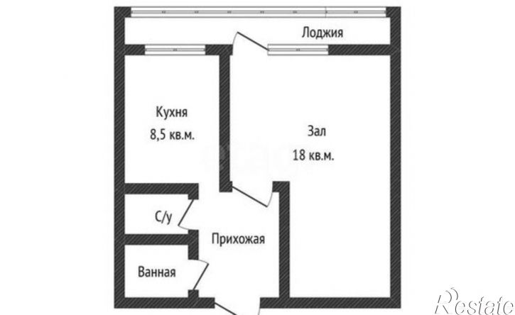 1-комн квартира Республика Татарстан (Татарстан), Казань, улица Голубятникова, 24