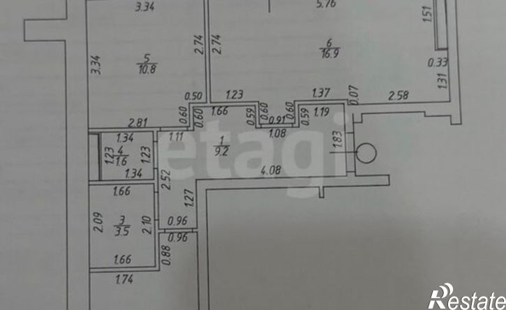 2-комн квартира Республика Татарстан (Татарстан), Казань, Тэцевская улица, 4Д