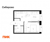 1-комн, 34 кв м, этаж 6/16 ул Халитова, 4