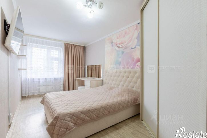 3-комн квартира Татарстан, Казань, Советский