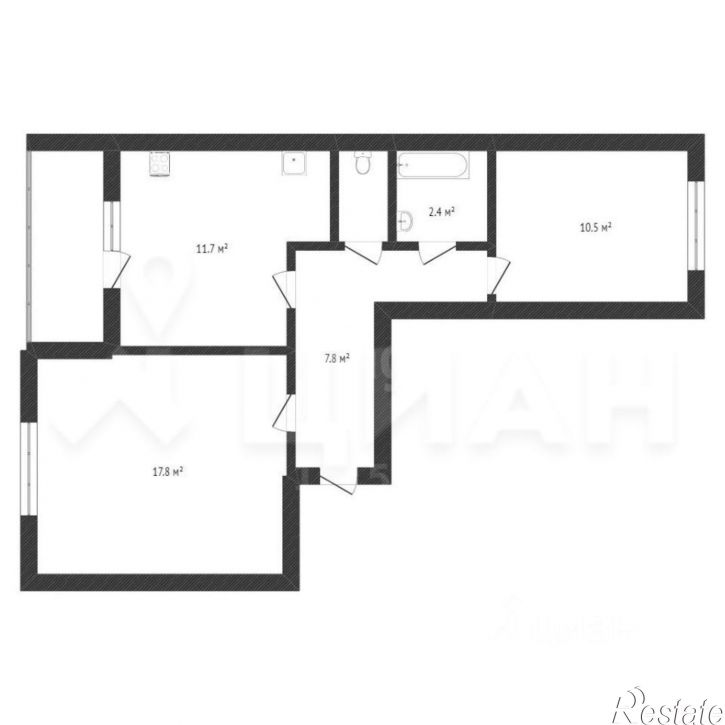 2-комн квартира ул Ленина, 141Б,  д. 141Б