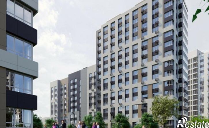 1-комн квартира в новом доме Республика Татарстан (Татарстан), Казань, ЖК Династия