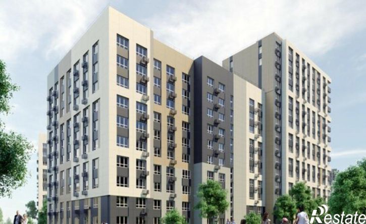 1-комн квартира в новом доме Республика Татарстан (Татарстан), Казань, ЖК Династия