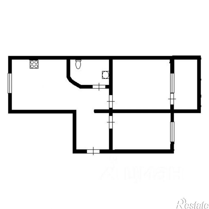 2-комн квартира пр-кт Строителей, 53А,  д. 53А