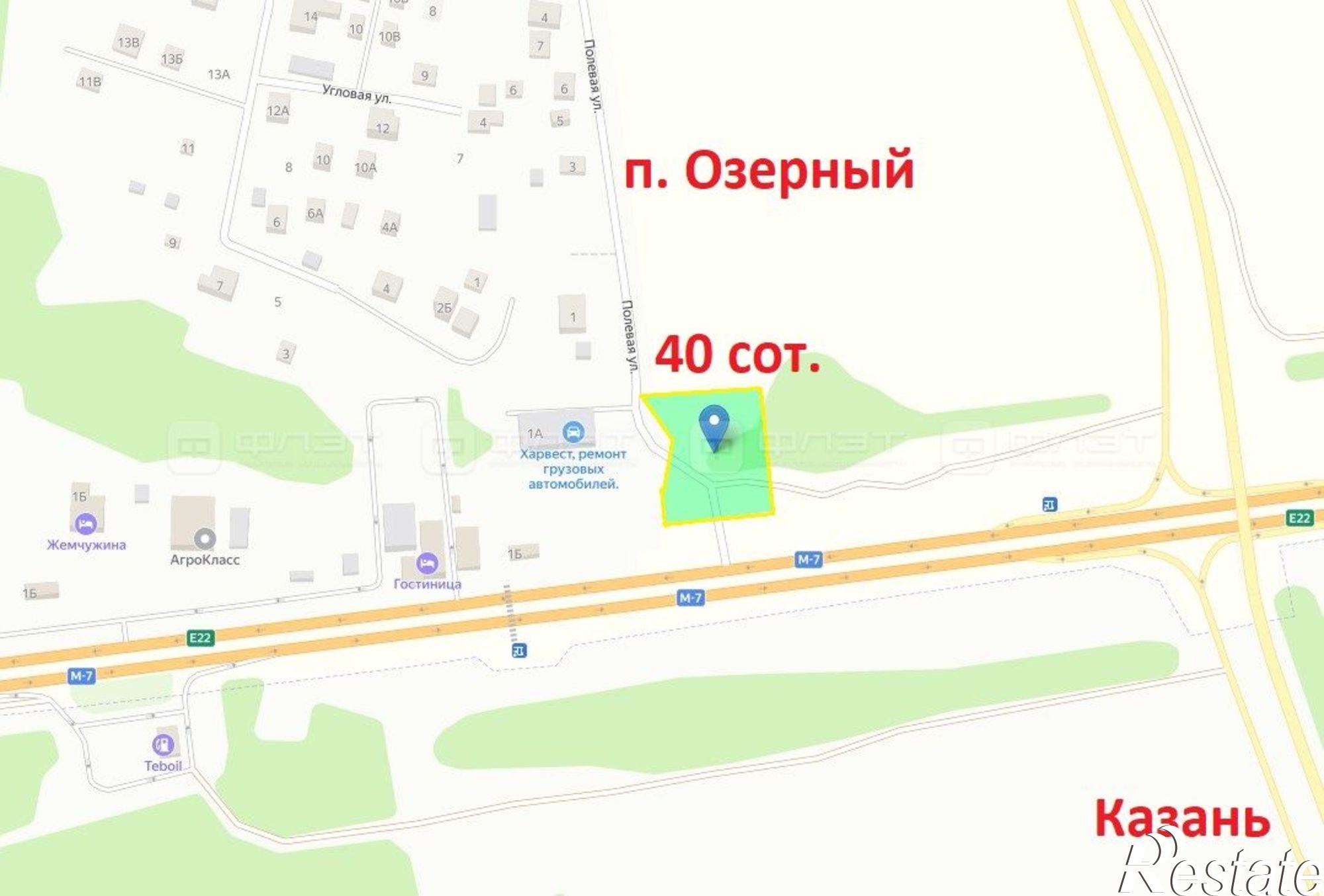 Купить землю, земельный участок за 33 200 000 рублей на ул. Полевая, дом 787