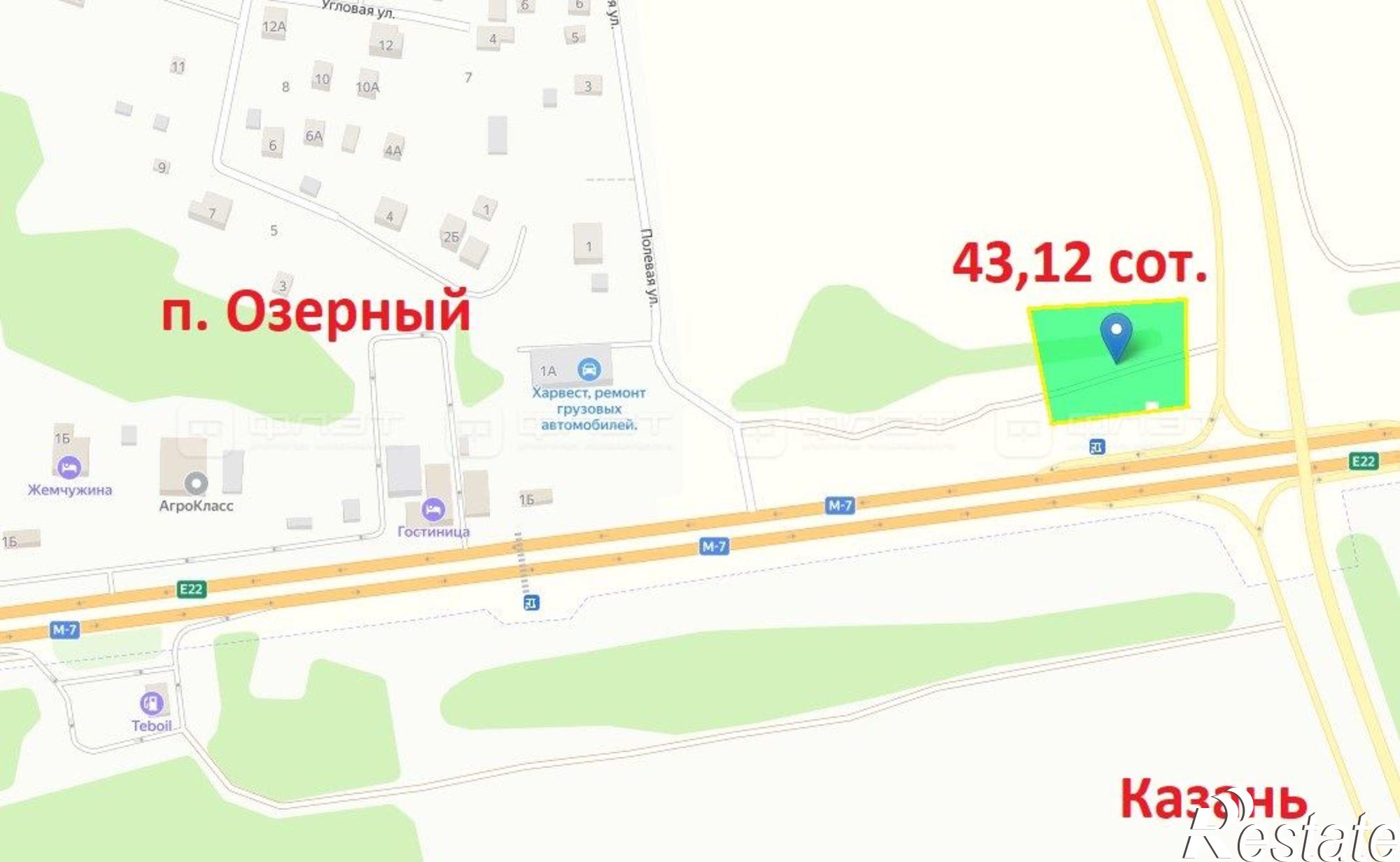 Купить землю, земельный участок за 31 046 400 рублей на ул. Полевая