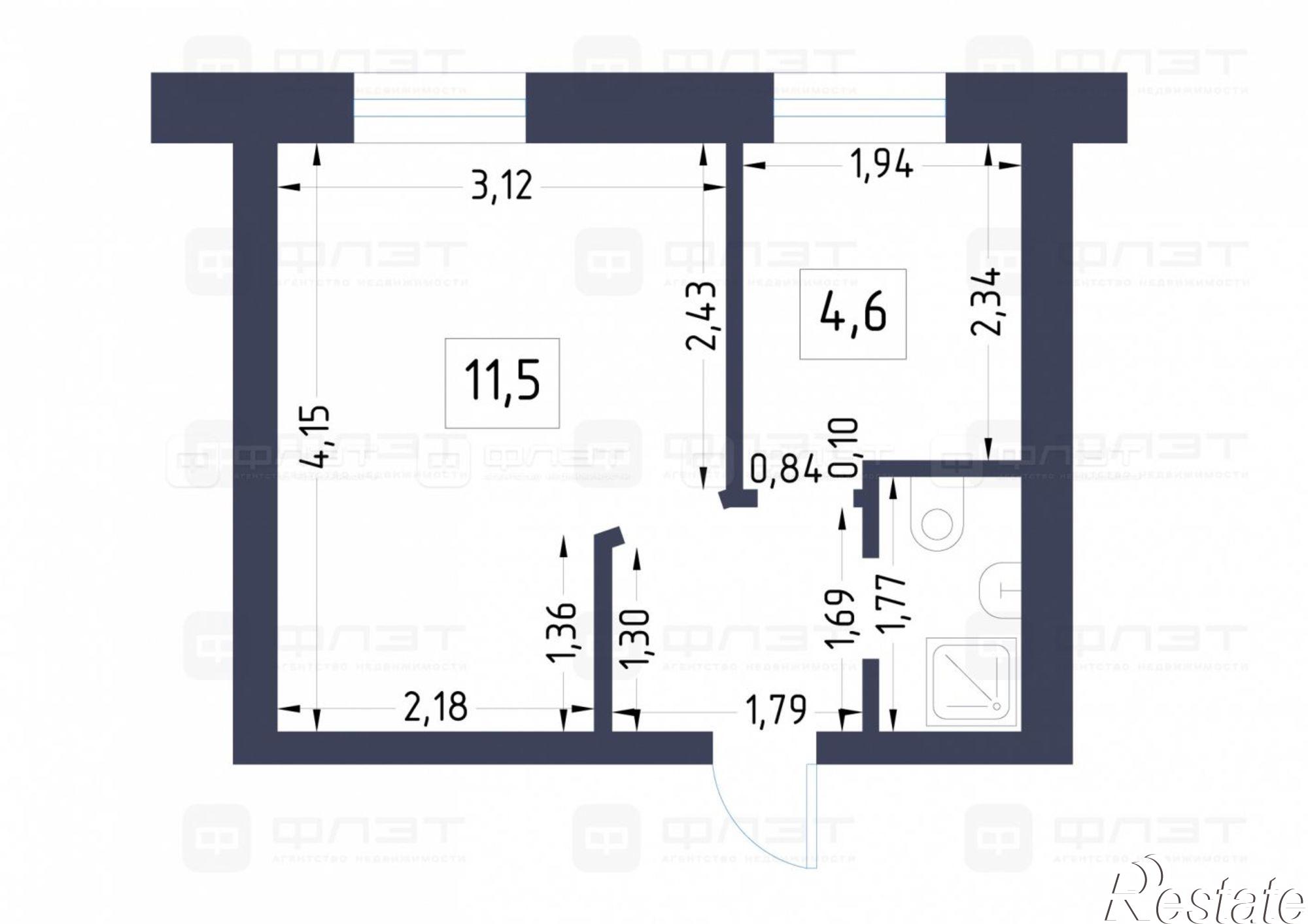 Купить квартиру за 3 650 000 рублей на ул. Комарова, дом 6