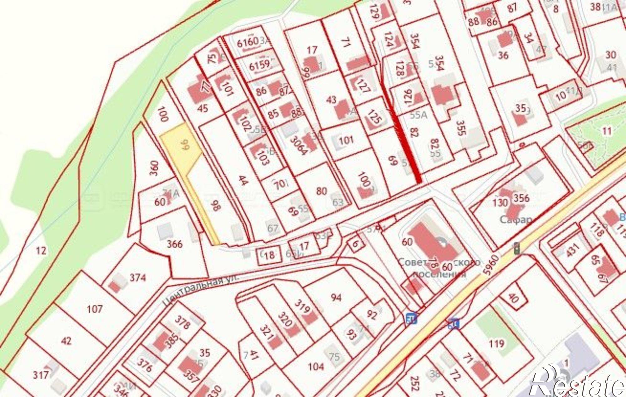 Купить землю, земельный участок за 4 150 000 рублей на ул. Центральная