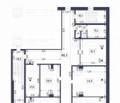 офис 560.8 кв м, этаж 3/3 ул. Татарстан, дом 1а