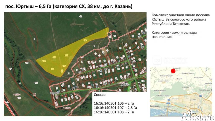 Земельный участок Юртыш