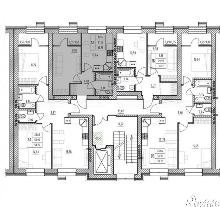1-комн квартира ул. Хасана Шайдуллина, дом 2