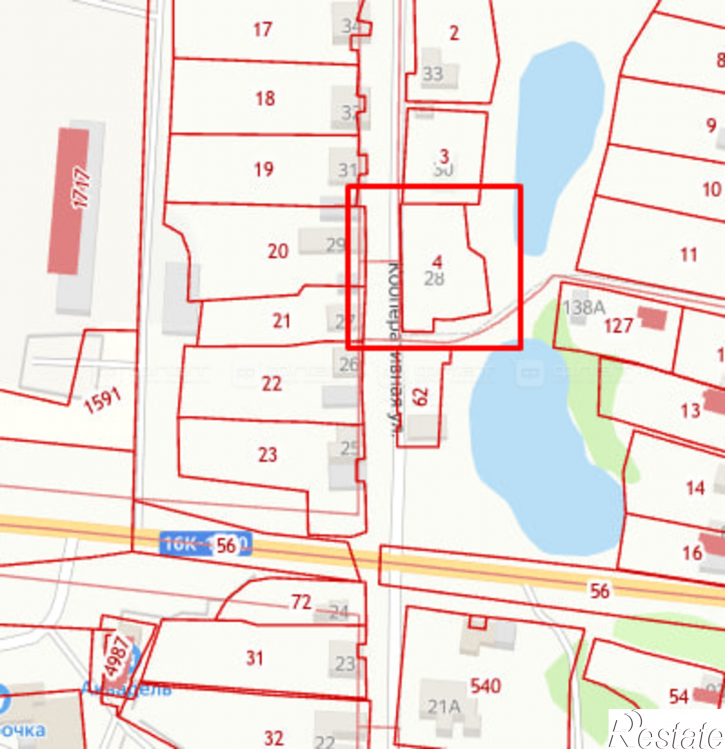 Земельный участок ул. Кооперативная, дом 28