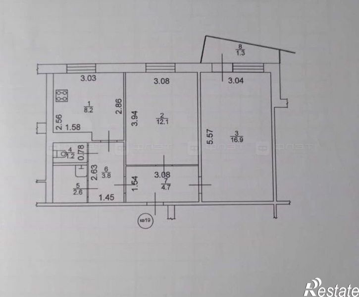 2-комн квартира ул. З.Юсупова, дом 5