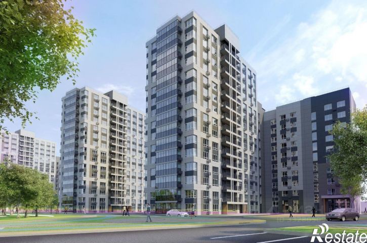 1-комн квартира в новом доме Казань, улица Михаила Миля, 9
