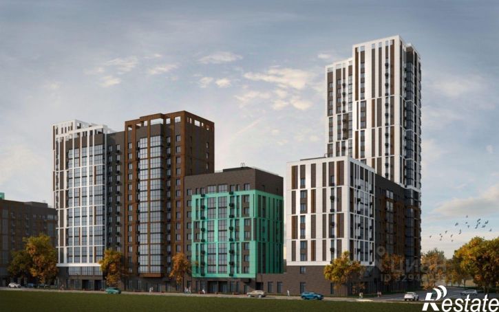 3-комн квартира в новом доме Казань, улица Аделя Кутуя