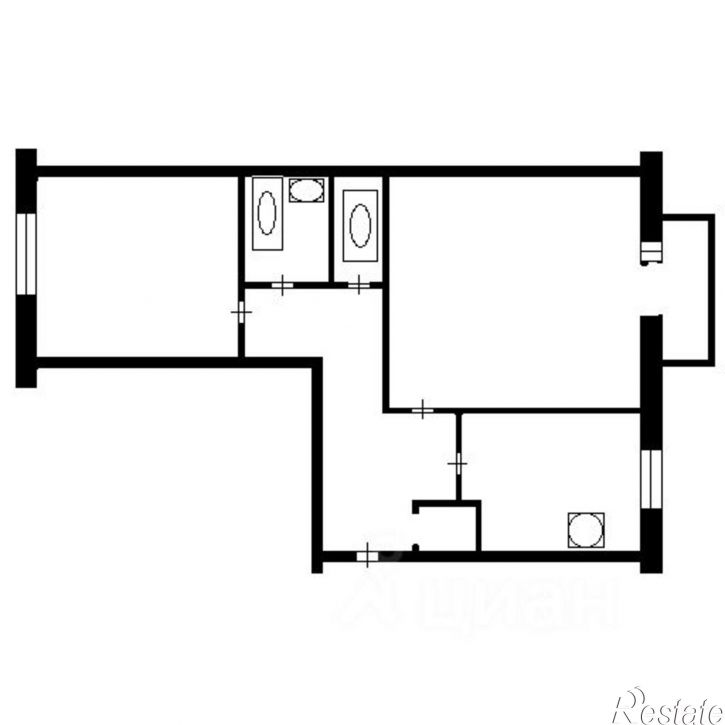 2-комн квартира Нижнекамск