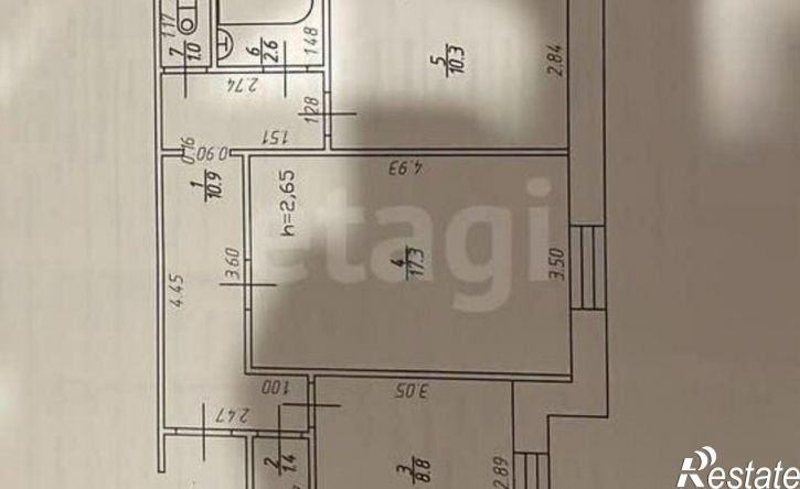 2-комн квартира Республика Татарстан (Татарстан), Казань, улица Серова, 6к1