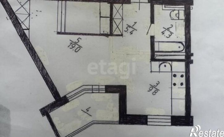 1-комн квартира Республика Татарстан (Татарстан), Казань, проспект Победы, 139к2