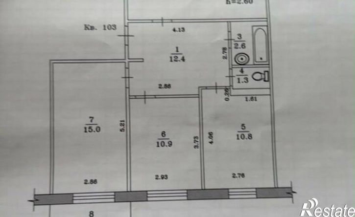 3-комн квартира Республика Татарстан (Татарстан), Набережные Челны, улица Академика Королёва, 14/70