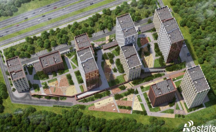 2-комн квартира в новом доме Республика Татарстан (Татарстан), Казань, Бухарская улица, 5