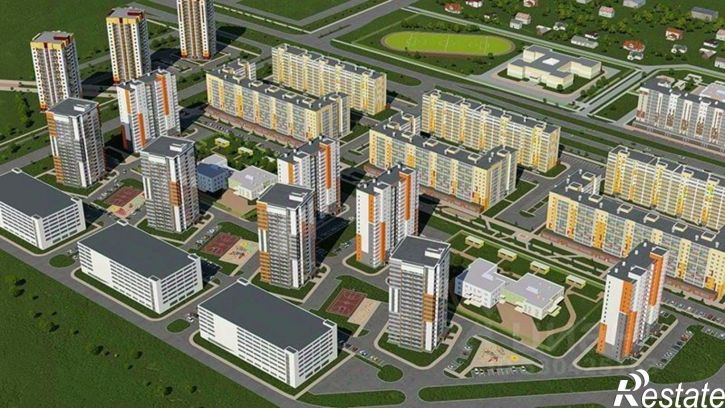3-комн квартира в новом доме Набережные Челны