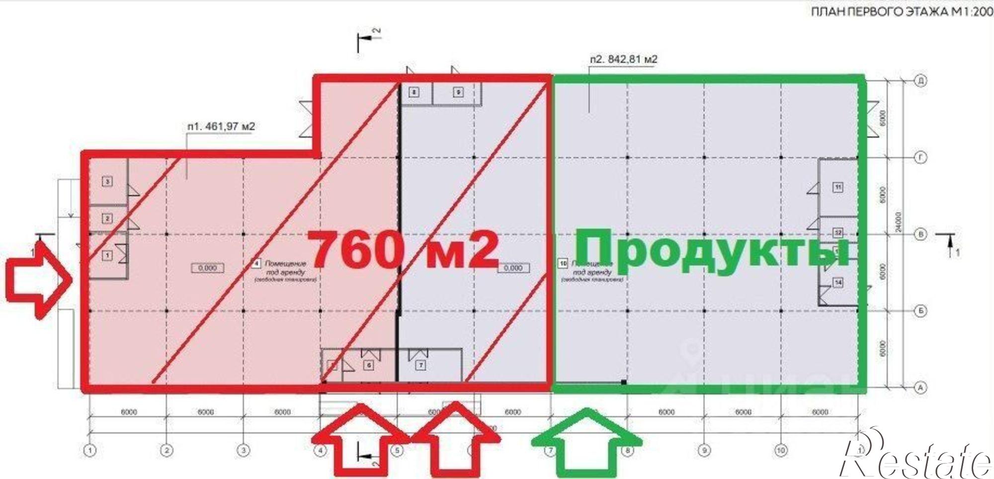 Сдать торговое помещение за 150 000 рублей на Зеленодольск