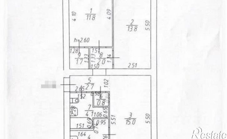3-комн квартира Республика Татарстан (Татарстан), Казань, улица Айдарова, 8А