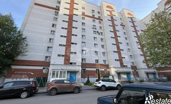 2-комн квартира Республика Татарстан (Татарстан), Казань, улица Фатыха Амирхана, 91Б