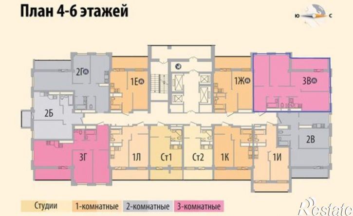 3-комн квартира в новом доме улица Раскольникова, 22,  д. 22