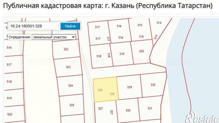 Земельный участок квартал 180501, дом 328