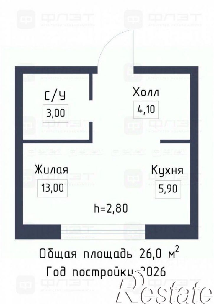1-комн квартира проезд Владимира Шнеппа, 5 к2,  д. 5 к2