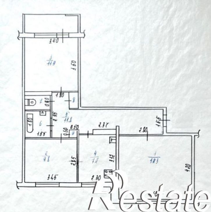 3-комн квартира проспект Химиков, 20,  д. 20