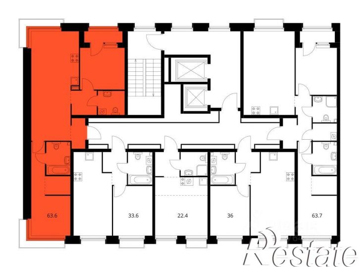 2-комн квартира в новом доме проезд Владимира Шнеппа, 5 к2,  д. 5 к2
