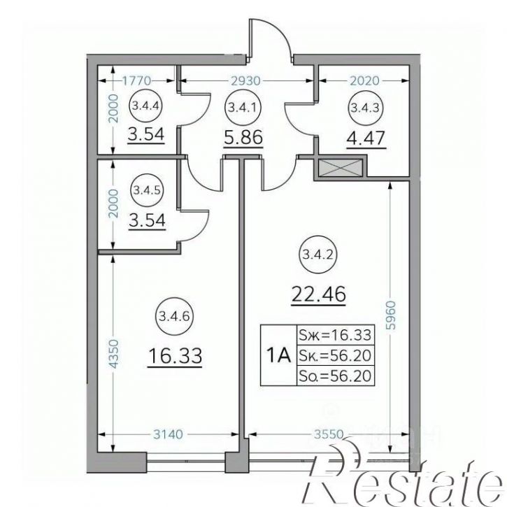 1-комн квартира в новом доме улица Генерала Ерина, 5Д,  д. 5Д