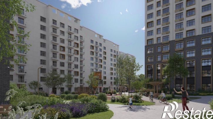 2-комн квартира в новом доме Клубная улица, 9А,  д. 9А