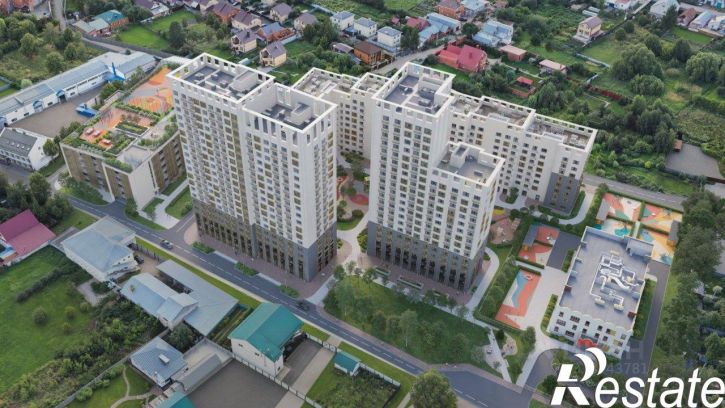 1-комн квартира в новом доме Клубная улица, 9А,  д. 9А