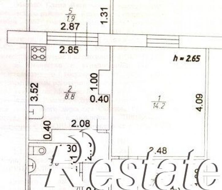 1-комн квартира улица Абсалямова, 31,  д. 31