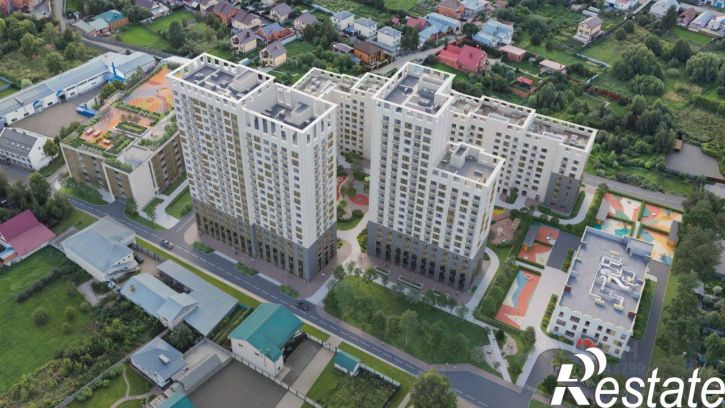 2-комн квартира в новом доме Клубная улица, 9А,  д. 9А