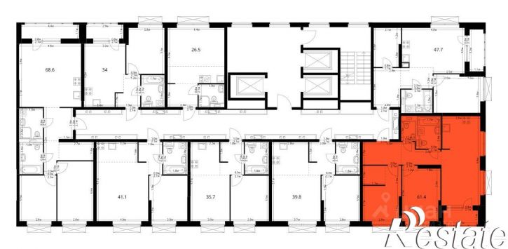 2-комн квартира в новом доме проезд Владимира Шнеппа, 5 к2,  д. 5 к2