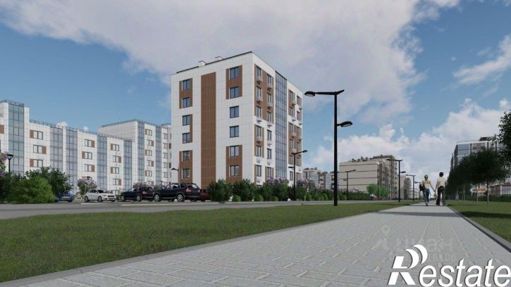 2-комн квартира в новом доме улица Назипа Зиатдинова, 11,  д. 11